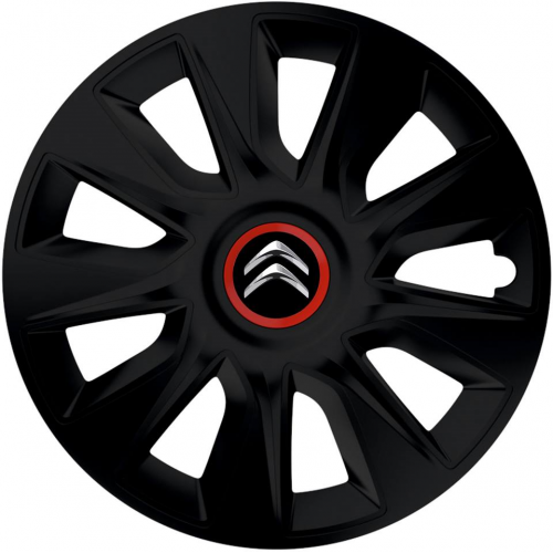 KRYTY KOLIES PRE CITROEN 14" STRATOS RR black 4ks